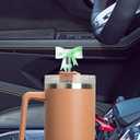 4 x Bow Lovely Drinking Straw Tips Cover Reusable Protector Topper for 0.4in Straws Silicone Cup Accessories, 10mm Straw Covers Cap (White)