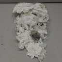 WILLBOND 36 Pieces Christmas Poinsettia Flowers Artificial Ornaments Glitter Christmas Decorations Tree Wedding New Year (White)