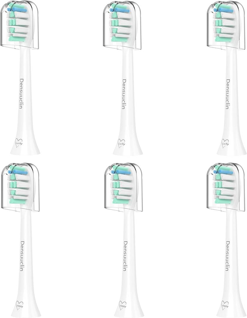 Replacement Toothbrush Heads for Philips Sonicare Replacement Heads, Replacement Brush Head Compatible with Phillips Sonicare Electric Toothbrush, 6 Pack