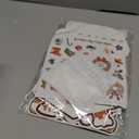 X Hot Popcorn 67 PCS Christmas Picture Frames Ornament Kit Xmas DIY Gingerbread Candy Photo Ornaments Christmas Photo Frame Present Set for Xmas Tree Holiday Party Art Decorations