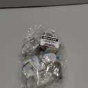 Rowcay Pot Lid Organizer, Kitchen Sink Sponge Hanging Rack, 5 Pair Stainless Steel Brackets with Adhesive, Suitable for Kitchen, Bedroom, Bathroom, Ideal for Saving Space (silver gray)