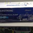 Aquastrong 2HP In/Above Ground Pool Pump, Single Speed, 115V, 8917GPH, High Flow, Powerful Self Primming Swimming Pool Pumps with Filter