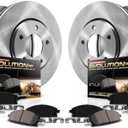 Power Stop KOE7548 Autospecialty Rear Replacement Brake Kit-OE Brake Rotors & Ceramic Brake Pads For BMW 328i xDrive, 330e, 428i, 428i xDrive [Model Specific]