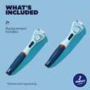 Dollar Shave Club | Razor Handle (2 Pack) Blue | Replacement Razor Blade Handles | Not Compatible with Other Razor Brands