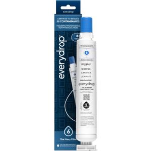 everydrop by Whirlpool Ice and Water Refrigerator Filter 6, EDR6D1, Single-Pack