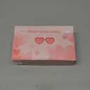 12 Pairs Heart Shaped Sunglasses Candy Color Rimless Fun Heart Glasses for Women Party Favors (Purple)