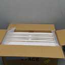 CTSNSLH 4 Tier Plastic Storage Bins and Boxes Organizer - Stackable with Lids for Bedroom, Living Room, Office - Foldable Containers (White)