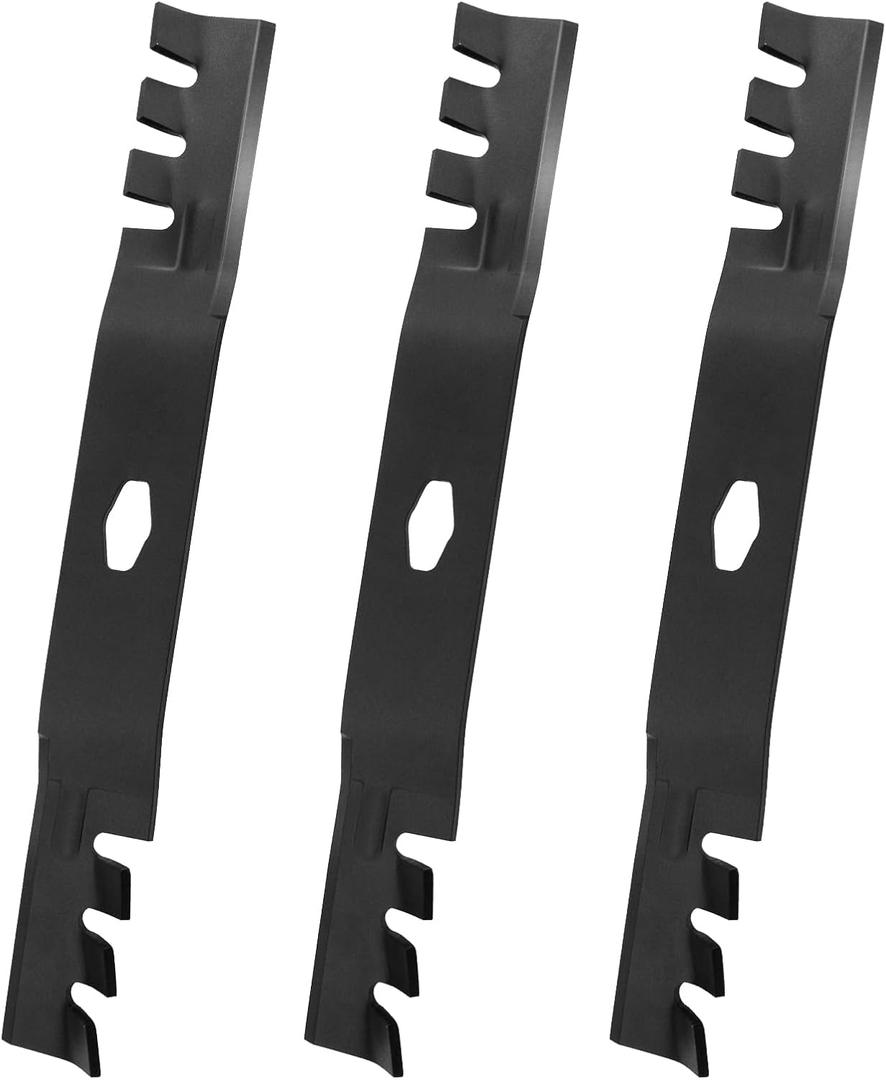 742P05286-X Mower Blade Compatible with Cub Cadet ZT1-54,ZT2-54,XT1-GT54,XT1-ST54 Zero-Turn Mowers & Garden Tractor, 54" Decks Mulching Blade Replacement Part Numbers 742P05086-X,72811 (3 Pack)