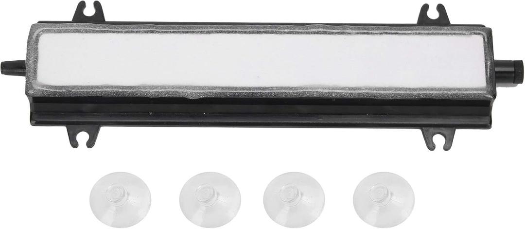 Fish Tank Bubble Stone Bar Strip Air Diffuser Tool for Aquarium Supplies Easy Installation (250 Long Black and White Nano Sand Tables are)