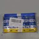 ALIBBON 6 Rolls 30 Yards 3/8" Hanukkah Ribbon Chanukah Grosgrain Ribbons for DIY Crafts Hanukkah Decor, Menorah Ribbons White Blue Ribbons for Jewish Gift Wrapping Bows Crafting Supplies (Style2)