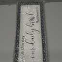 comurdyo And So Together They Built a Life They Loved Wall Sign Decor 16"6" Above Bed Master Bedroom Wood Framed Hanging Wall Art (Black)