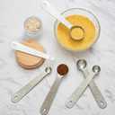 2 x 2PCS 1 tbsp(3tsp, 15ml) Single Measuring Spoon, Stainless Steel Embossed Measure Scoop Only, Individual Spoon for Cooking and Baking
