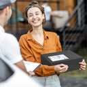 Famagic Poly Mailers, 100pc 14.5x19 Inch Shipping Bags, Large Chic Packaging Bags for Small Business, Tearproof Mailing Envelopes for Clothing Supplies, Boutique, Self Seal Mailers Poly Bags Black