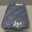 Bedsure Cotton Duvet Cover Queen - 100% Cotton Waffle Weave Navy Blue Duvet Cover Queen Size, GentleSoft and Breathable Bedding Set for All Season, 3 Pieces, 90"x90"