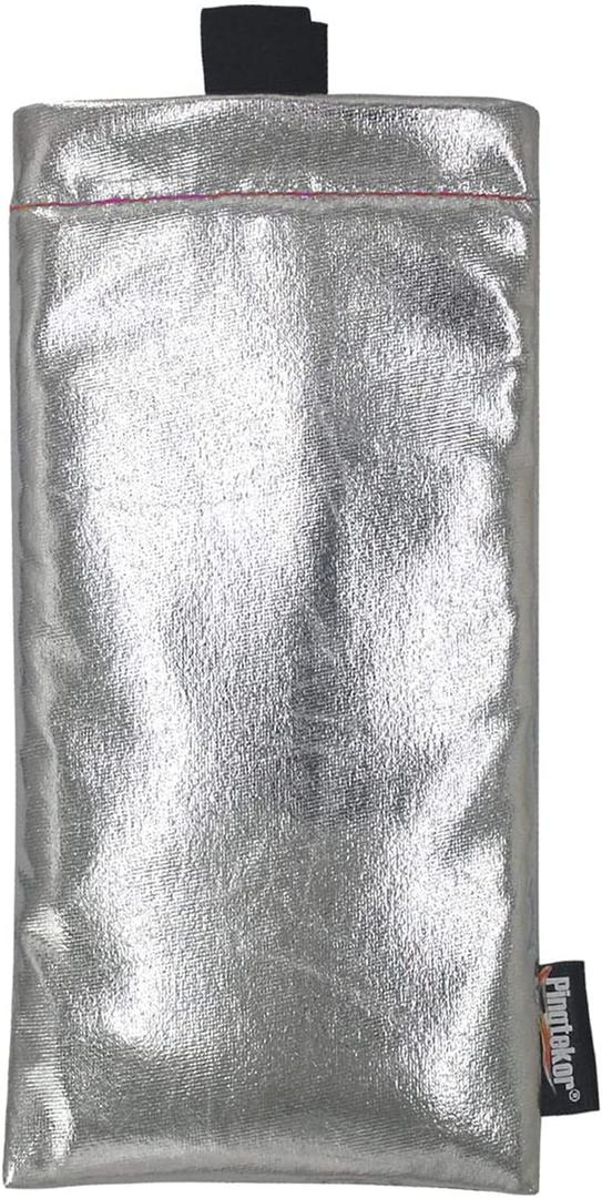 Thermal Phone Case,Prevent OVERHEATING in The Sun,Prevent Lower Temperatures to Extend Battery Life,for iPhone 15ProMax/14Pro Max/Galaxy A71/A24/Pixel 7 and Similar Sized Phones-Silver