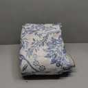 jinchan Torino Runner Rugs 3x8, Vintage-Inspired Floral Design Machine Washable Non-Slip Ultra-Thin Low-Pile Rubber Backing Traditional Rug for Kitchen Hallway Laundry Room Entryway Dark Blue