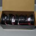 Partsam 8Pcs 4" Round Red LED Trailer Tail Light, 4 Inch Round Led Stop Turn Tail Lights Brake Brake Trailer Lights for RV Trucks, Rubber Grommets and 3-Prong Wire Pigtails Included