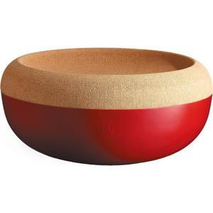 Emile Henry Large Storage Bowl | Burgundy, 14.1" Dia