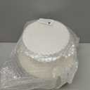 By Madee HEAVYWEIGHT 100 Pc Thanksgiving Plastic Plates for Party  Ivory Scalloped Plates with Gold Trim Disposable Plates for Fall Parties, Weddings & Friendsgiving (50 Guests)