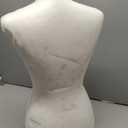 Manikin 60”-67”Height Adjustable Female Dress Model Display Torso Body Tripod Stand Clothing Forms（Beige）
