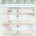 Faucet Mat For Kitchen Sink,Stone Drying Mat for Kitchen Counter,Diatomite Fast Drying Stone Sink Tray, Super Absorbent, Prevents Moisture Buildup (White, 23.6'' x 3.9'' x 0.5'')