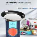 Auto Stop Electric Can Opener - Rechargeable Can Openers Smooth Edge for Seniors,One Touch Cut Opener Handsfree for Kitchen Portable for Any Size Cans