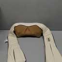 Nekteck Shiatsu Neck and Back Massager with Soothing Heat, Electric Deep Tissue 3D Kneading Massage Pillow for Shoulder, Leg, Full Body Muscle Pain Relief, Car, Office and Home Use (Beige)