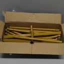 6.6FT Metal Wedding Arch Stand Gold Square Arched Backdrop Frame for Party Ceremony Birthday Bridal Baby Shower Garden Floral Balloon Arch Decoration