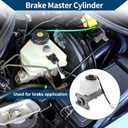Brake Master Cylinder Reservoir No.4720135640 for Toyota Hilux 2Wd Pickup 1988-1992 Hydraulic Master Cylinder Aluminum Alloy,Plastic 1 Pc