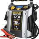 Stanley FatMax 1200A, Lithium Jump Starter with 15 Watt USB-A and USB-C Power, Includes clamps