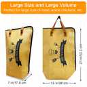 21in BBQ Meat Resting Blanket Smoker Insulated Brisket Bag,5-Layer Thickened Insulated Thermal Bag Made of Washable Oxford Cloth for Pork Shoulder & Beef,Gifts for Dad,BBQ Lovers,Christmas Gifts