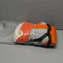 FUAMEY Dog Winter Jackets for Large Dogs,Dog Coat with Harness Built in,Waterproof Dogs Snowsuits Warm Pet Jacket Zip Up Fleece Cold Weather Coats Reflective Safety Pets Hunting Vest Orange  (XXX-Large (Chest:43in)