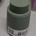 INGOFIN Ceramic Soap Dispenser, 14 oz Bathroom Hand Soap Dispenser, Liquid Dispenser with Pump, Refillable Modern Lotion Dish Dispenser for Kitchen, Matte Green