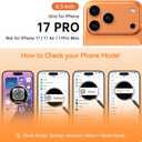 Magnetic Shockproof for iPhone 17 Pro Case,[Fit for MagSafe] [Military-Grade Drop Tested] Magnetic Translucent Matte Back Bumper 17 Pro Case Anti-Fingerprint Anti-Scratch 6.3", Orange