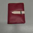 Passport Holder with Airtag for Women/Men,Airtag Passport Wallet for Travel,Cute Passport Holder Rfid Blocking,Travel Wallet for Cards Passport Cover Case (Wine red)