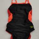 Speedo Womens Swimsuit One Piece Prolt Flyback Solid Adult Team Colors (28, Eco Splice Team Red)