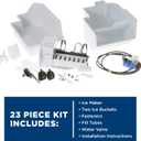 Refrigerator WR30X10093 IM6D Icemaker Kit, White
