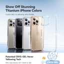 CASEKOO for iPhone 16 Pro Case Crystal Clear, [Never Yellow Technology] [12FT Military-Grade Protection] Transparent Slim Cover Women Men Phone 16 Pro Case 6.3 inch, Clear
