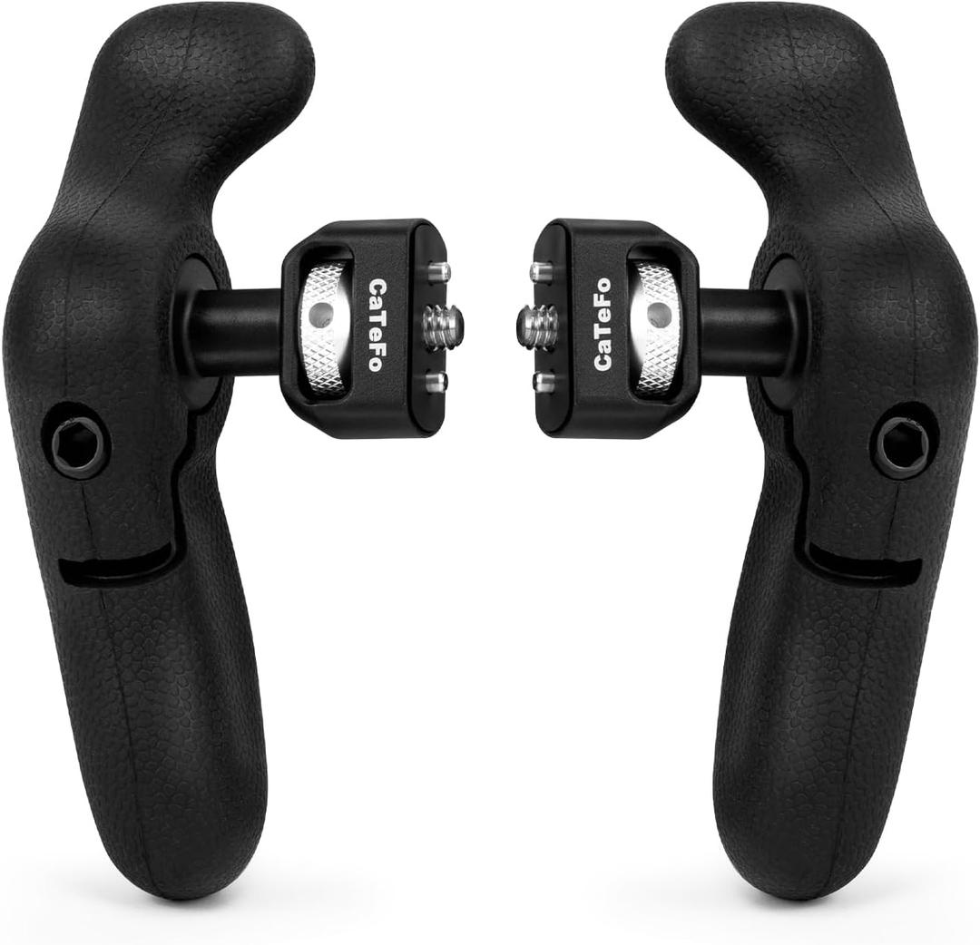 StarGrip Camera Side Handle Grip for DSLR & Mirrorless Cage, 360 Adjustable Ergonomic Handgrip Pair with 1/4 Screw, Compatible with Smartphone Rig, Monitor & Video Camera