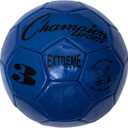 Champion Sports Extreme Series Soccer Ball  Sizes 3, 4, 5, Soft Touch, All Weather, High Air Retention, Youth & Adult League Balls for Training, Games, Outdoor & Indoor Play, Multiple Colors (Blue)