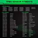 TPMS Sensor for:-Chevy Silverado 2007-2016 Express 1500 2500 3500 2008-2022, for:-GMC 2007-2016 Sierra Terrain, for:-Saab, for:-Buick, Tire Pressure Sensors 13598771, 13586335 (4Pack 315Mhz)