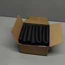 Pangda 8 Pcs 1 ft 1 Inch ID Foam Pipe Insulation Tubing, Black Pool Noodle, Black Foam Tube Cover for Ac Line Set, HVAC Insulation, Water Line Protection, Gym Handle Padding