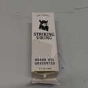 Striking Viking Beard Oil for Men - 2 Fl Oz, Unscented - Naturally Derived Conditioner with Almond, Tea Tree, Argan & Jojoba Oil for Beard Growth, Softening & Moisturizing (2 Fl Oz (Pack of 1))