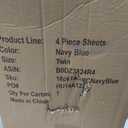 Bulk Case Pack of 16 Sheet Sets - Twin Size Sheet Sets - Navy Blue