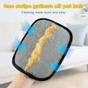 2 PCS 2025 Upgraded Five-Finger Pet Hair Remover Electrostatic Gloves, Pet Hair Removal Glove for Dog Cat Grooming, Durable Dogs Cats Hair Removal Tool for Furniture Car Couch Carpet Clothes (Standard Size)