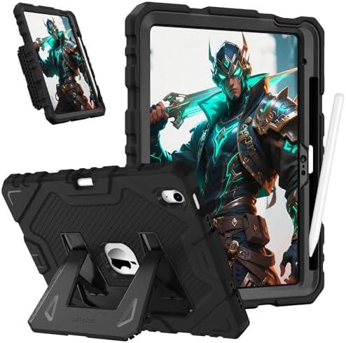 Fintie Kid-Friendly Case for iPad (A16) 11th Gen 11-inch, iPad 10th Gen | for iPad 10th Generation 10.9", Rugged Heavy Duty Shockproof Kickstand Cover, Portrait & Landscape Viewing, Black