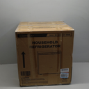 Antarctic Star Mini Fridge with Freezer, Rated 1.6 cu.ft, Small Upright Refrigerator with Removable Shelves, 7 Adjustable Thermostat, Low Noise for Bedroom/Apartment/Office,Black