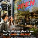 Bright LED Open Sign for Business With Remote Control And Timer, 33" X 16"
