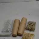 Disposable Charcuterie Cups 60 PCS with 200PCS Sticks and 60PCS Bags, 14 oz Kraft Paper Snack Boxes Appetizers Cup French Fry Holder with Cocktail Skewers Toothpicks Tooth Picks, Brown