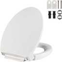 Toilet Seat Compatible with TOTO Transitional SoftClose SS114#01 Elongated Soft Close SEAT for SS237 247 SS224 SS117 SS204 SS154 SS214 Toilet Seat Replacement Parts